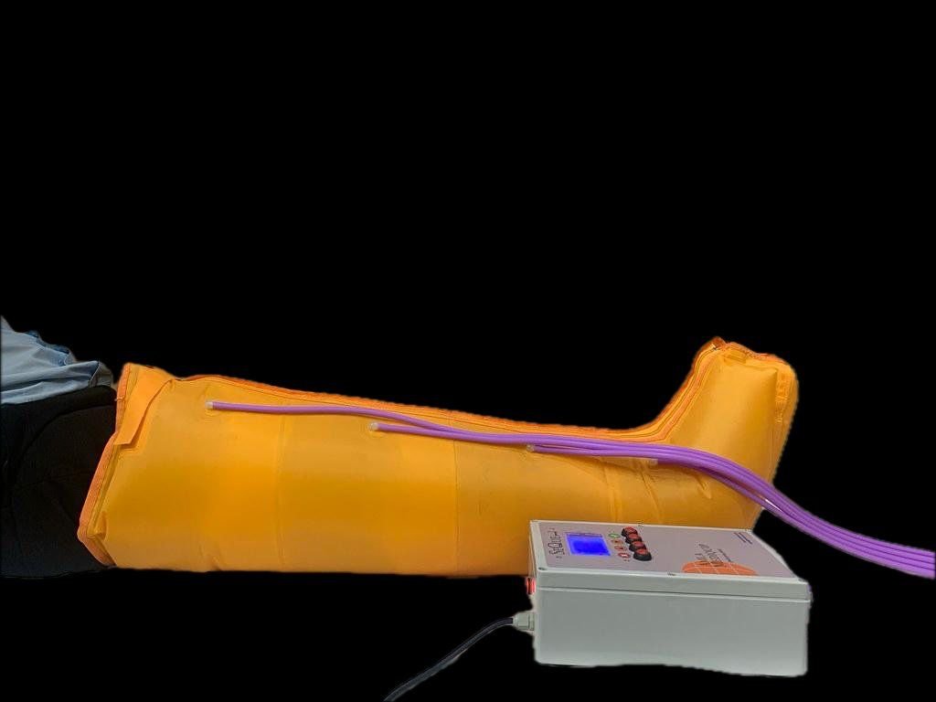SEQUEL device on patient limb
